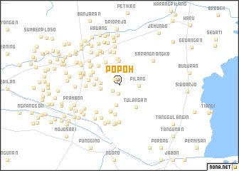 map of Popoh