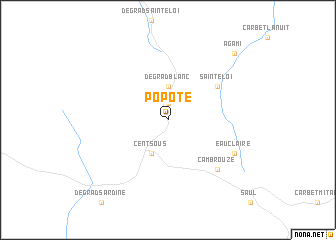 map of Popote