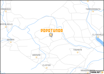 map of Popotunoa