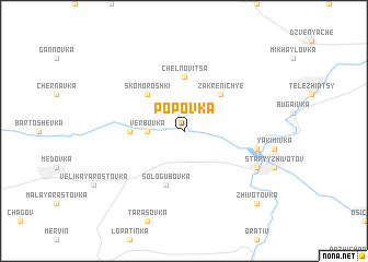 map of Popovka