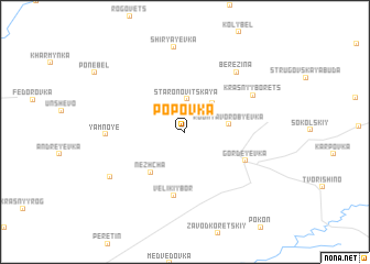map of Popovka