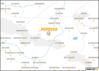 map of Popovka