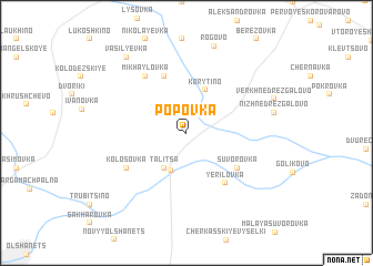 map of Popovka