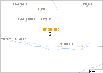 map of Popovka