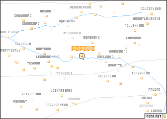 map of Popovo