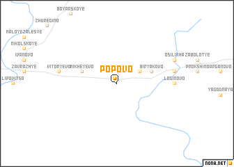 map of Popovo