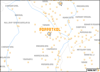 map of Pŏppat-kol