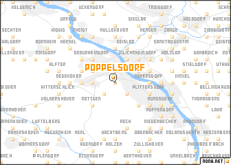 map of Poppelsdorf