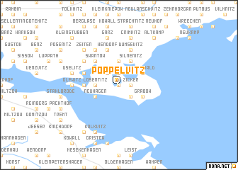 map of Poppelvitz