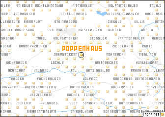 map of Poppenhaus
