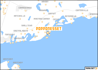 map of Popponesset