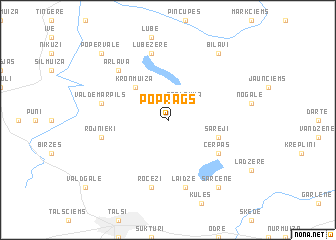 map of Poprags