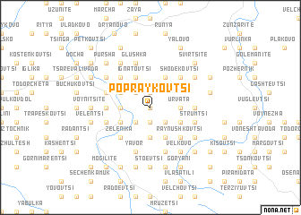 map of Popraykovtsi