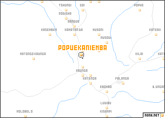 map of Popue Kaniemba
