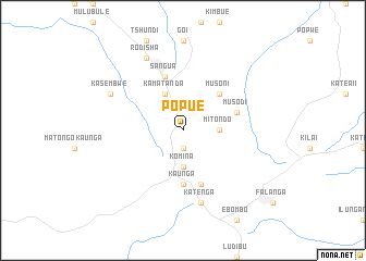 map of Popue