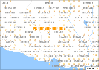 map of Porambakananke