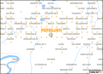 map of Pora Ujāni