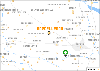 map of Porcellengo