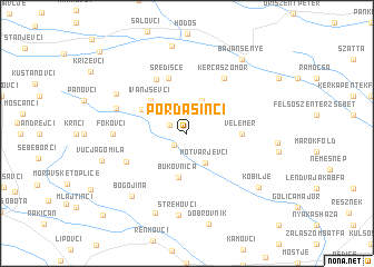 map of Pordašinci