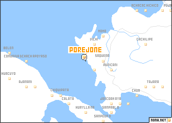 map of Porejone