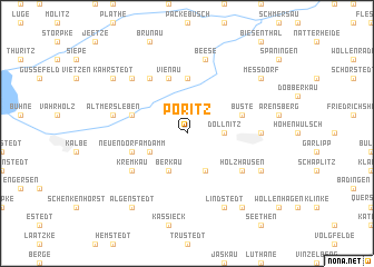 map of Poritz