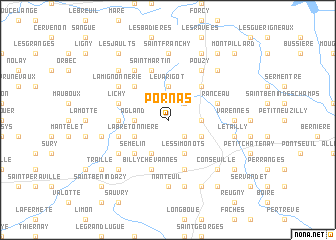 map of Pornas