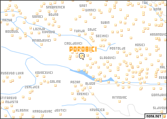 map of Porobići