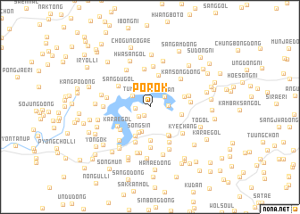 map of Pŏrok