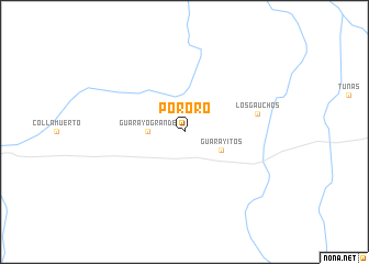 map of Pororó