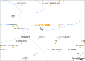 map of Porozhki