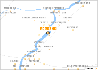 map of Porozhki