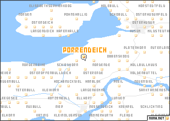 map of Porrendeich