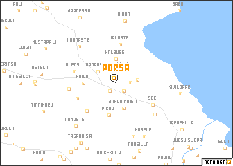 map of Porsa