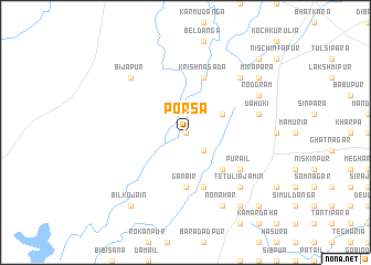 map of Porsa