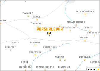 map of Porskalëvka