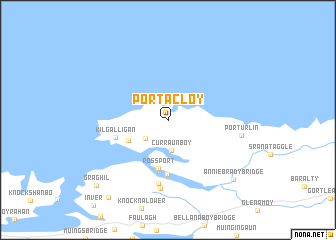 map of Portacloy