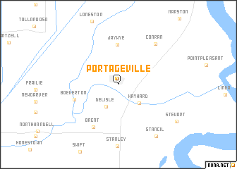 map of Portageville
