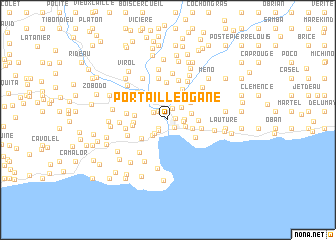 map of Portail Léogane