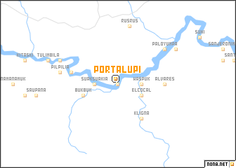 map of Portalupi