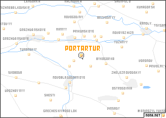 map of Port-Artur