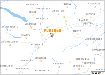 map of Port Ben