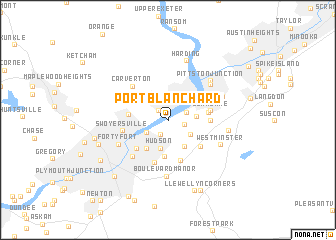 map of Port Blanchard