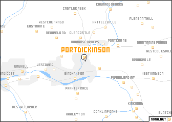 map of Port Dickinson