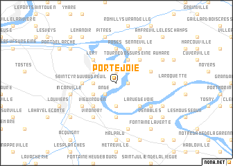 map of Porte-Joie