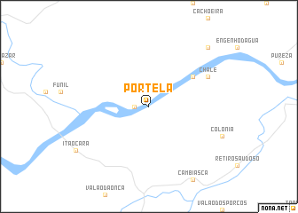 map of Portela