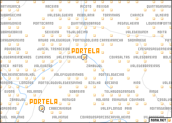 map of Portela