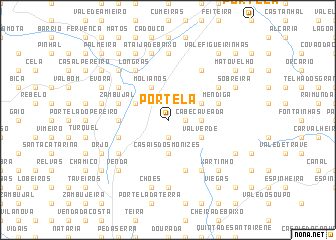 map of Portela