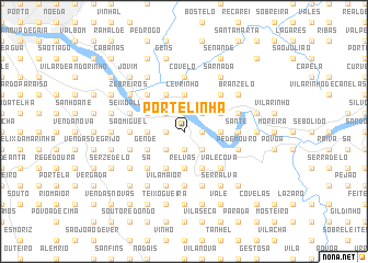 map of Portelinha