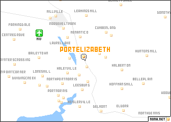map of Port Elizabeth
