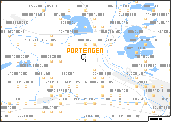 map of Portengen